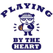(バスケットボールTシャツ)PLAYING BY THE HEART