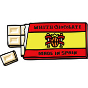 (バスケットボールTシャツ)WHITE CHOCOLATE MADE IN SPAIN