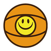 (バスケットボールTシャツ)SMILE BALL