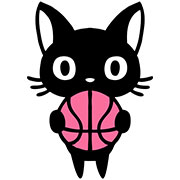 (バスケットボールTシャツ)BLACK CAT